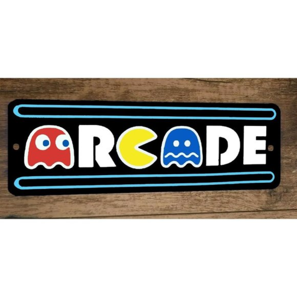 Arcade Video Game 4x12 Metal Wall Sign